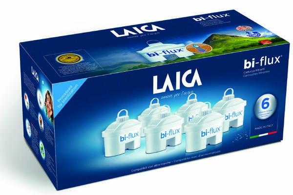 Filtr na vodu Laica univerzální F6M, 6 ks bílý

