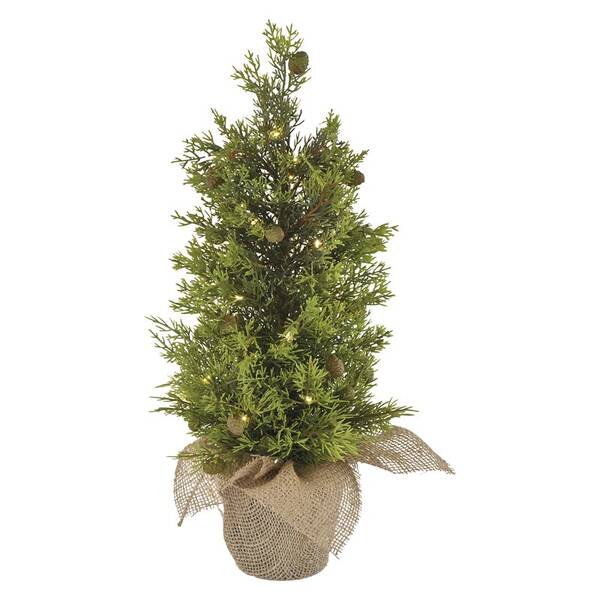 LED dekorace EMOS svítící stromek, 50 cm, 30LED, venkovní i vnitřní, teplá bílá, časovač 

