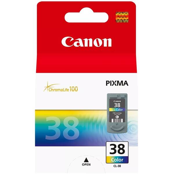 Inkoustová náplň Canon CL-38C, 207 stran, CMY 

