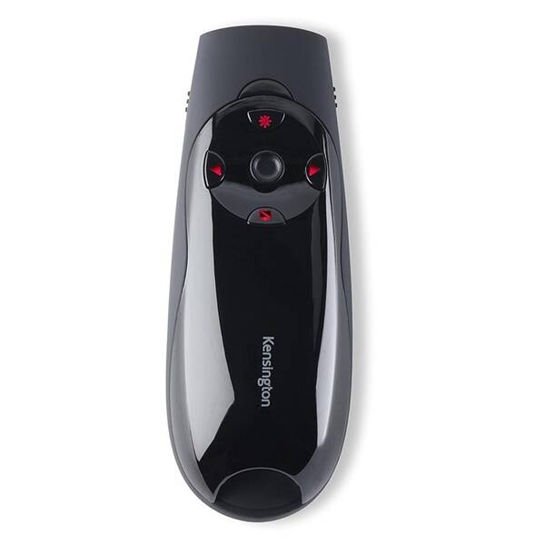 Prezentér KENSINGTON Expert s červeným laserovým ukazovátkem černý

