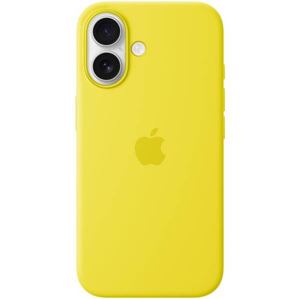 Kryt na mobil Apple iPhone 16 Silicone Case s MagSafe - karambolově žlutý 

