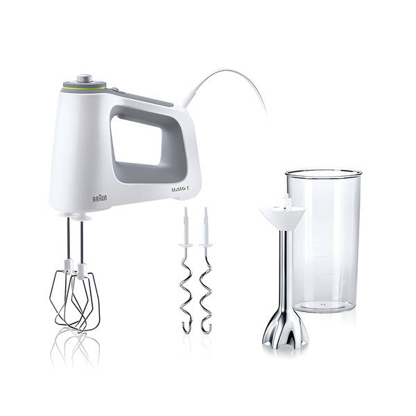 Ruční šlehač Braun HM5107WH šedý/bílý

