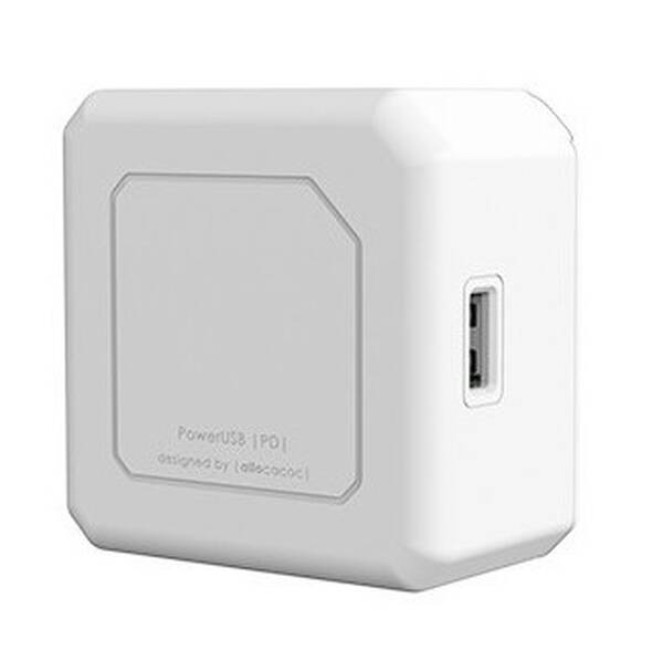 Nabíječka do sítě Powercube 2x USB, 2x USB-C PD 60W bílá


