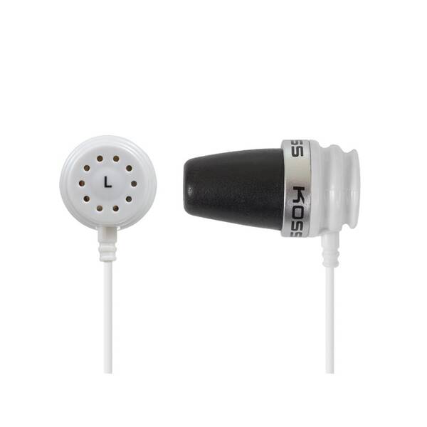 Sluchátka Koss Spark Plug (doživotní záruka) bílá

