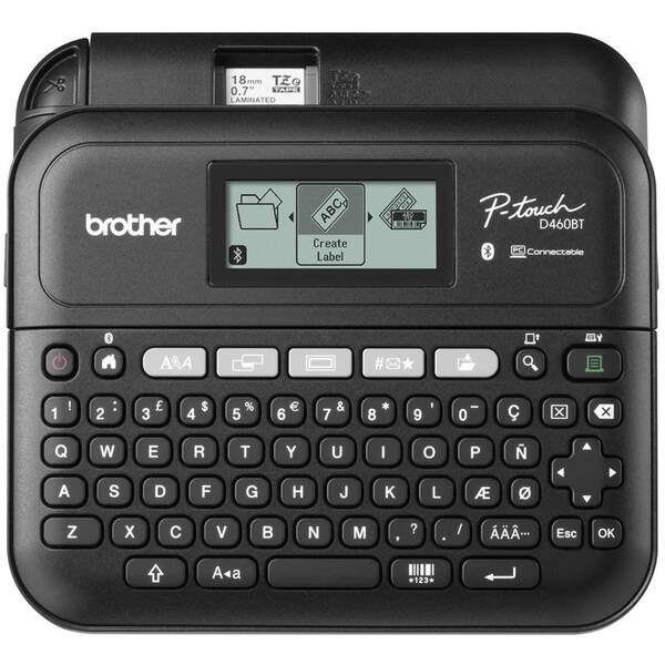 Tiskárna štítků Brother PT-D460BTVP černá

