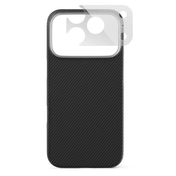 Kryt na mobil Epico UNUM SlimAramid Mag+ Apple iPhone 17 Pro / 18 Pro Qi2 & MagSafe černý

