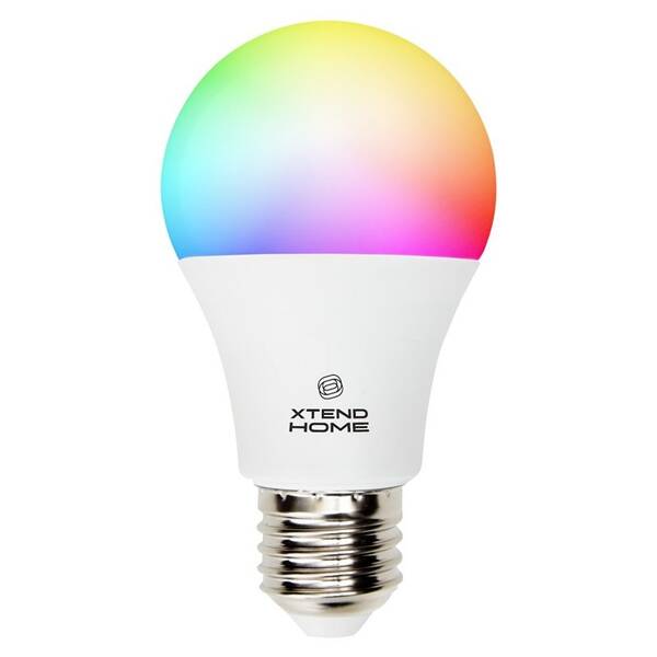 Chytrá žárovka Xtend Home 11 W, E27, 1050 lm, stmívatelná, RGB 

