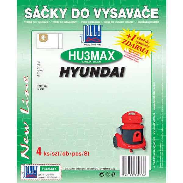 Sáčky do vysavače Jolly MAX HU 3 (4 ks) 

