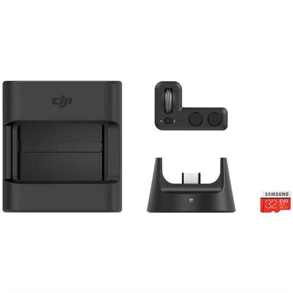 Sada DJI Osmo Pocket, držák, modul, paměťová karta 

