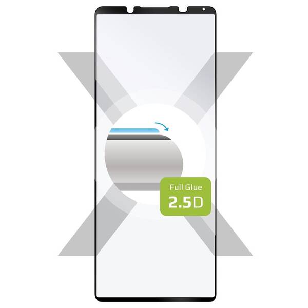 Tvrzené sklo FIXED Full-Cover na Sony Xperia 5 IV černé

