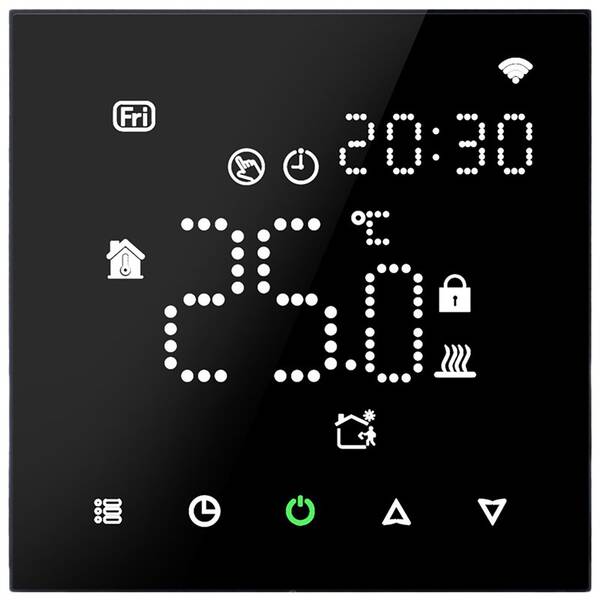 Termostat Elektrobock PT741B-EI Wi-Fi, prostorový černý

