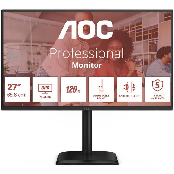 Monitor AOC Q27E4CV černý

