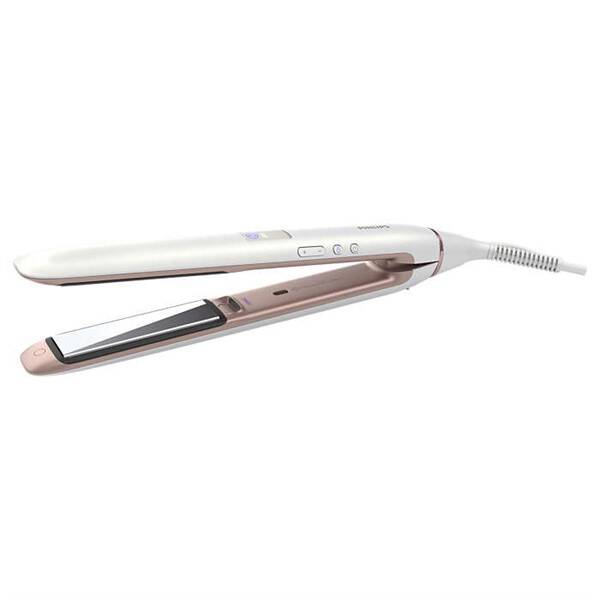 Žehlička na vlasy Philips HP8374/00 bílá/růžová

