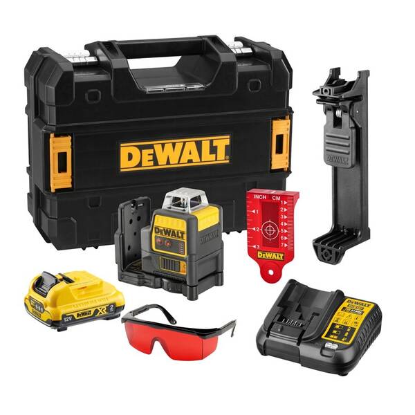 Čárový laser Dewalt DCE0811D1R (s baterií) 

