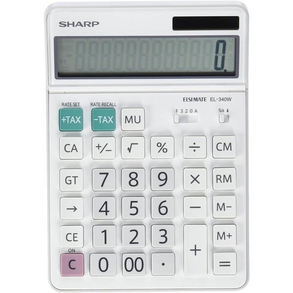 Kalkulačka Sharp EL340W bílá

