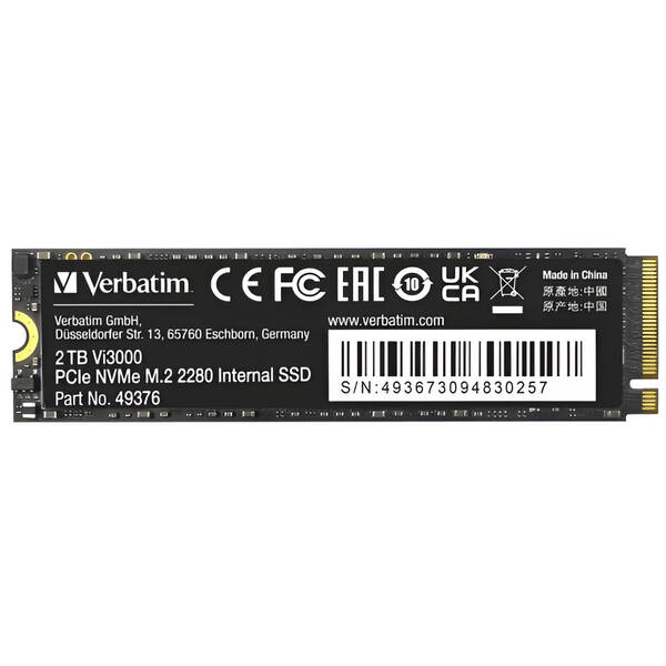 SSD Verbatim Vi3000 M.2 2TB 

