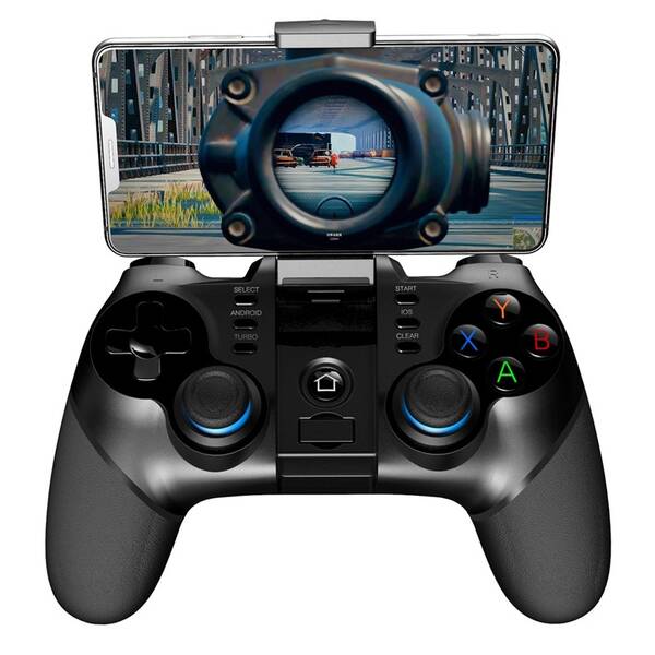 Gamepad iPega 3v1 s USB přímačem, iOS/Android, BT černý

