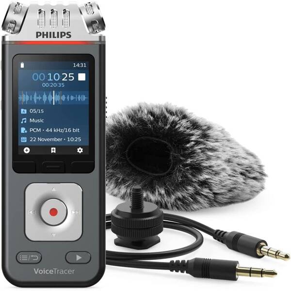 Diktafon Philips DVT7110 černá barva
