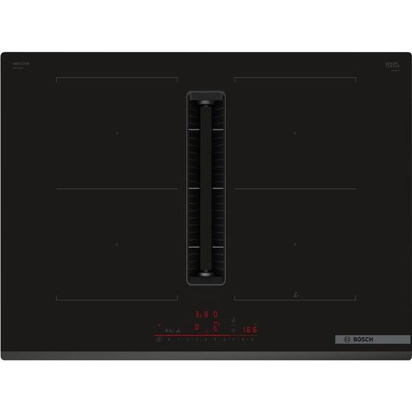 Indukční varná deska s odsáváním Bosch PVQ731H26E ovládání DirectSelect+ černá

