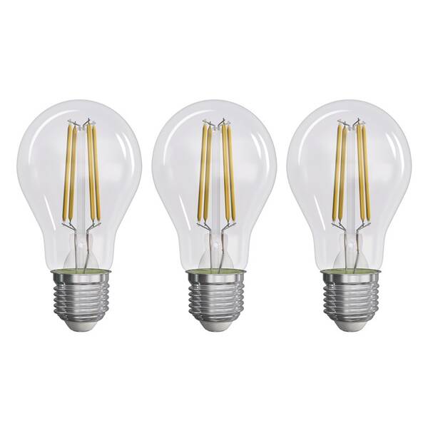 Žárovka LED EMOS Filament klasik, 5W, 1060lm, E27, neutrální bílá (3 ks) 

