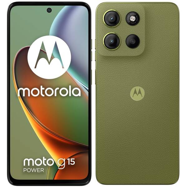Mobilní telefon Motorola Moto G15 Power 8 GB / 256 GB zelená barva
