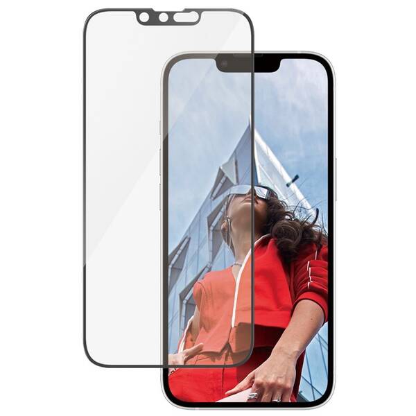 Tvrzené sklo PanzerGlass Ultra-Wide Fit na Apple iPhone 17e/16e/14/13/13 Pro s instalačním rámečkem 

