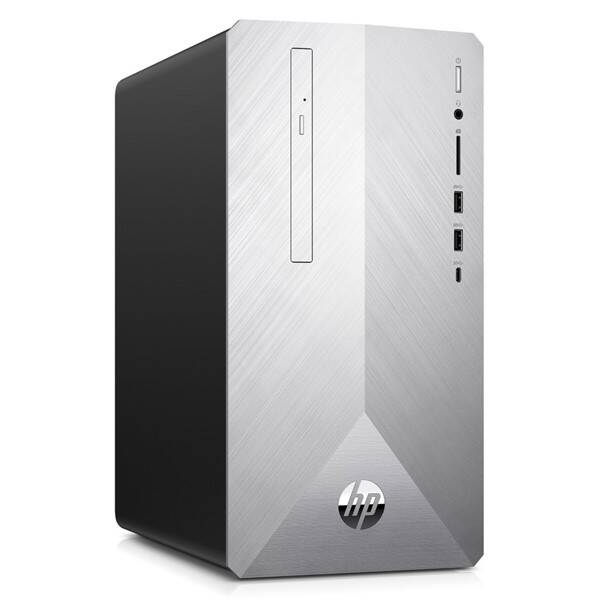 Stolní počítač HP 595-p0013nc stříbrný

