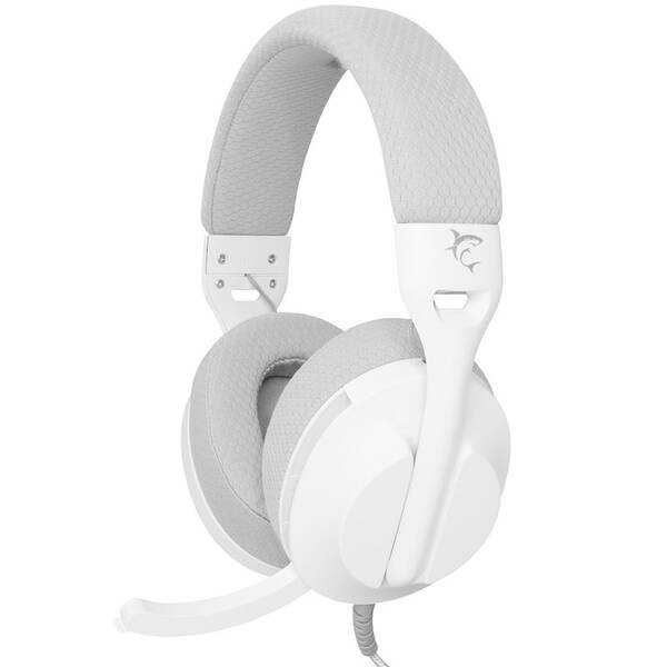 Headset White Shark PARROT pro PC, PS4/PS5, Mac bílý

