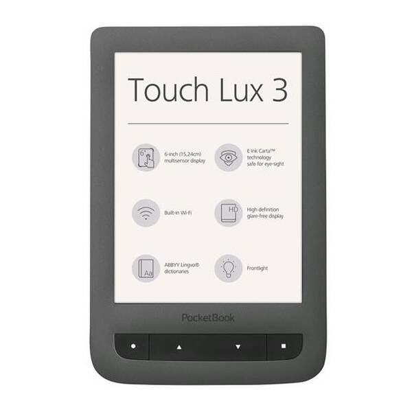 Čtečka e-knih PocketBook 626 Touch Lux 3 šedá

