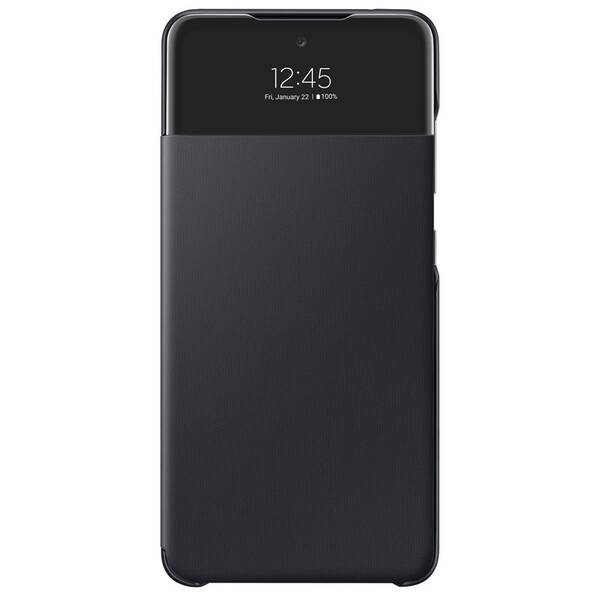 Pouzdro na mobil flipové Samsung S View Wallet Cover na Galaxy A52/A52 5G/A52s 5G černé

