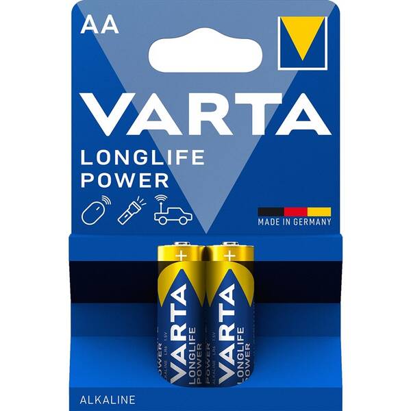 Baterie alkalická Varta AA, LR06, blistr 2ks 

