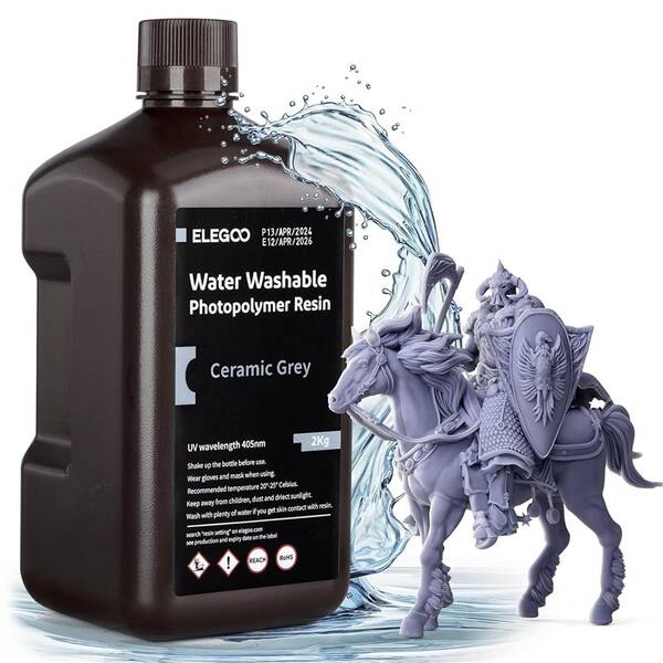 UV resin Elegoo Water-washable 2kg šedá

