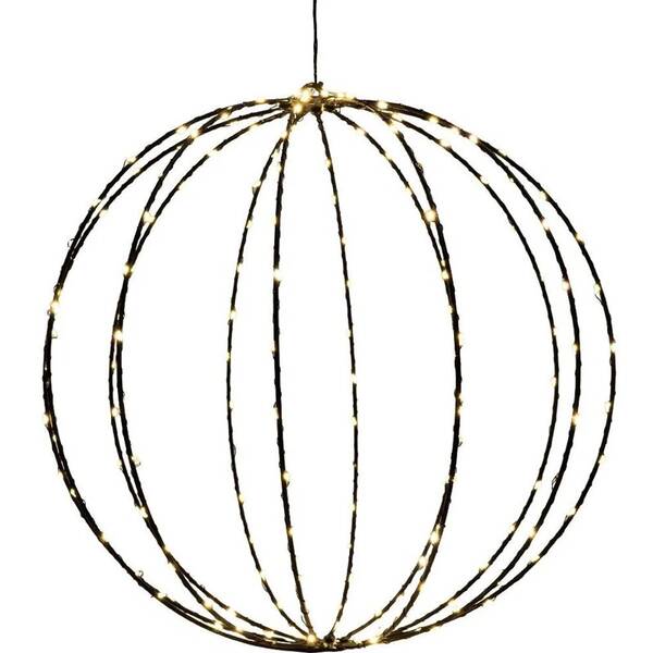 LED dekorace RETLUX RXL 520 koule,180 LED, 40cm černá

