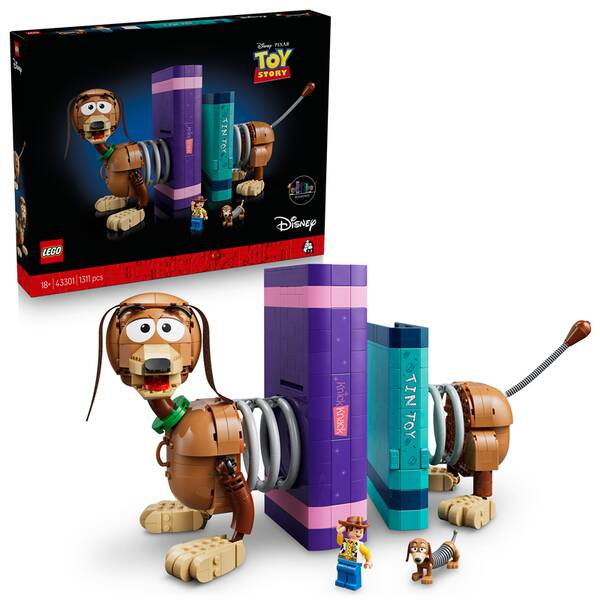 Stavebnice LEGO® │ Disney a Pixar 43301 Knižní zarážky: Slinky z filmu Toy Story 

