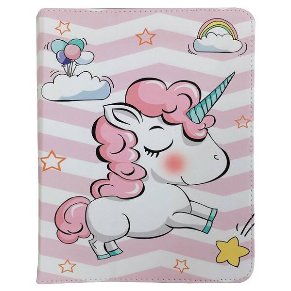 Pouzdro na tablet flipové GreenGo Sweet Unicorn na tablet 7-8" 

