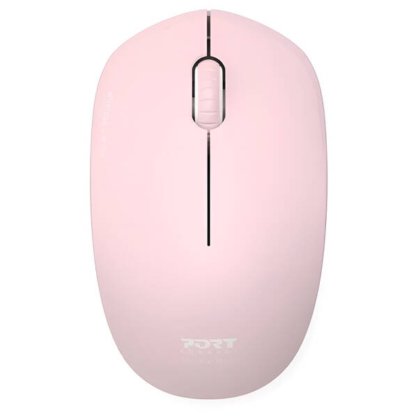 Myš PORT CONNECT Wireless Collection růžová

