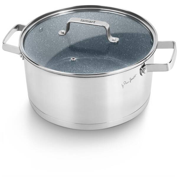 Hrnec s poklicí Lamart Stoness LT1104 4,7 l 

