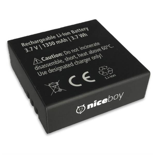 Baterie Niceboy 1350 mAh pro VEGA X PRO 

