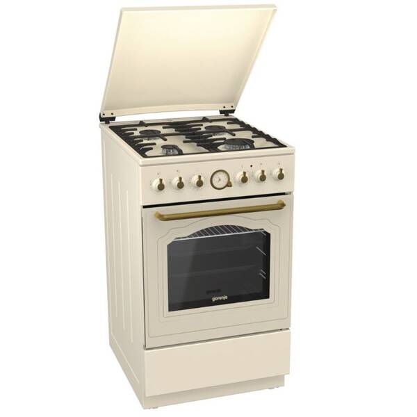 Kombinovaný sporák Gorenje KS5251CLI Entry steam béžový


