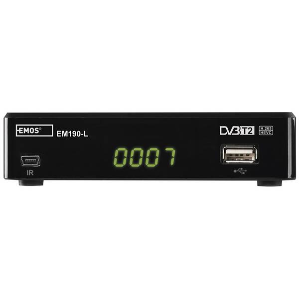 Set-top box EMOS EM190-L HD černý

