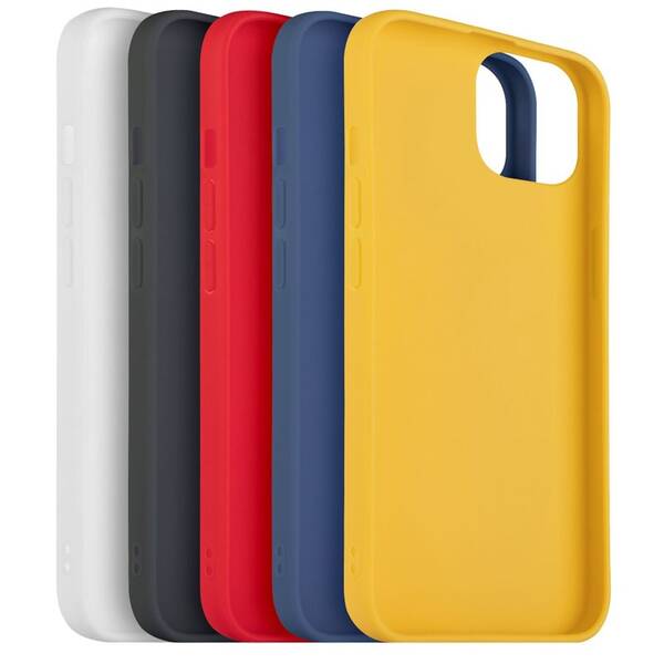 Set krytů na mobil FIXED Story na Apple iPhone 13 černý/bílý/červený/modrý/žlutý

