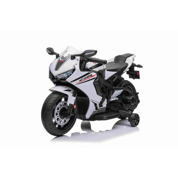 Elektrické autíčko Beneo HONDA CBR 1000RR 12V bílá 

