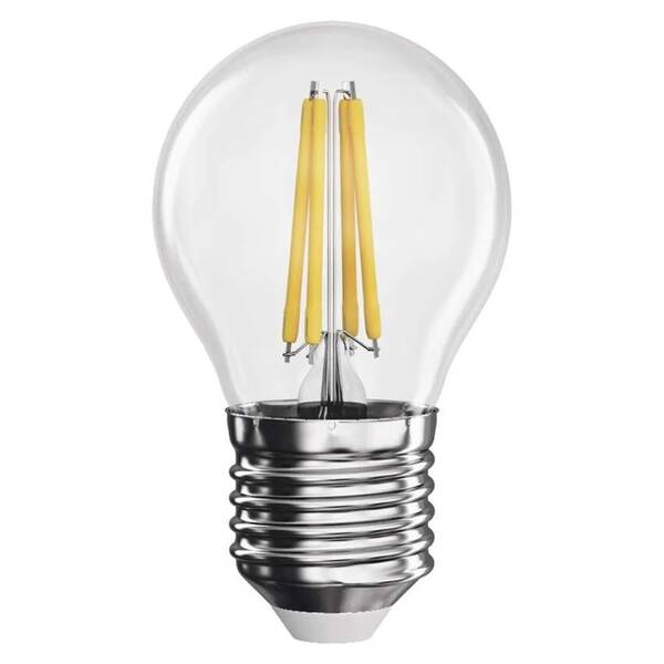 Žárovka LED EMOS Filament Mini Globe, 6W, E27, neutrální bílá 

