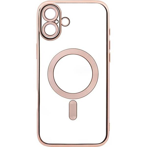 Kryt na mobil WG Magic Eye MagSafe na Apple iPhone 16 zlatý/průhledný

