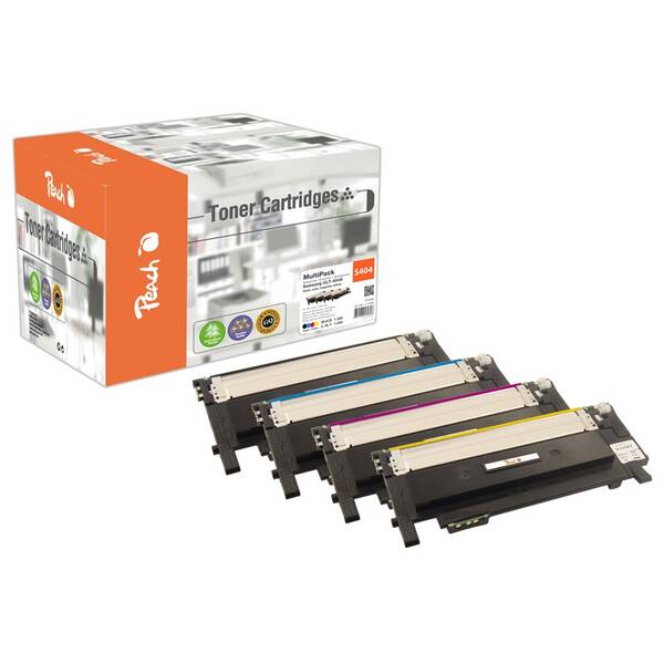 Toner Peach Samsung CLT404S MultiPac, 1500/3x1000 stran vícebarevný

