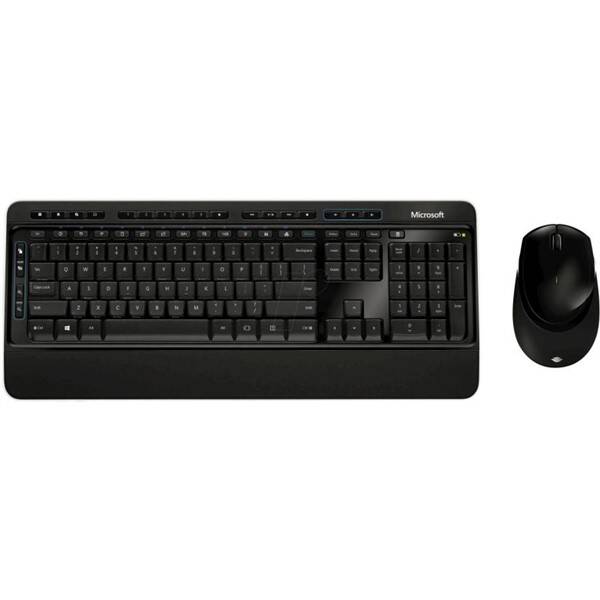 Klávesnice s myší Microsoft Wireless Desktop 3050, CZ/SK černá

