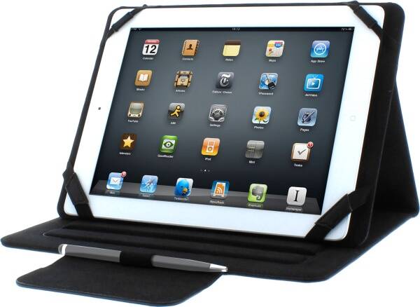 Pouzdro na tablet T’nB pro 10", umělá kůže černý

