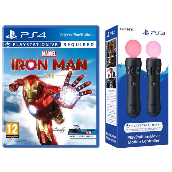 Hra Sony Marvel's Iron Man VR + Move Twin Pack 

