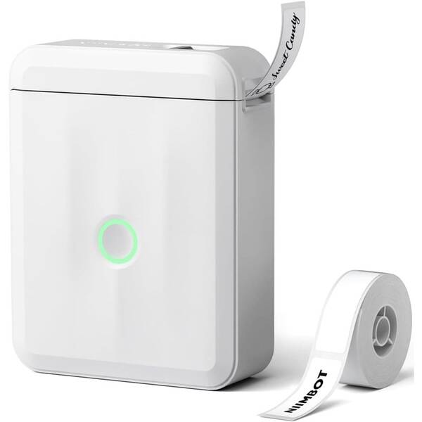 Tiskárna štítků Niimbot D110-M Smart + role štítků bílá

