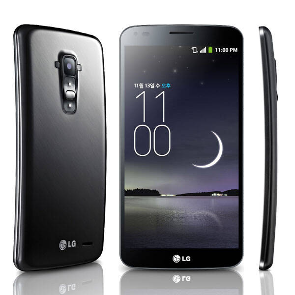 Mobilní telefon LG G Flex (D955) - Titanium Silver 

